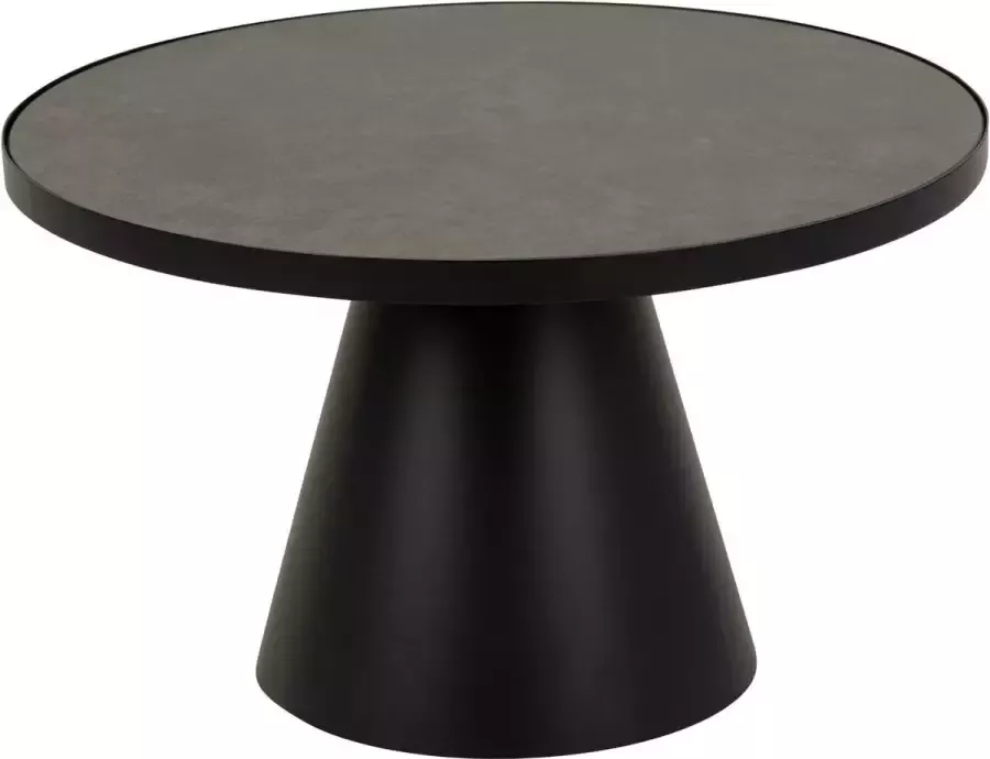 Sohome Salontafel 'Latressa' Keramiek 66cm kleur Zwart