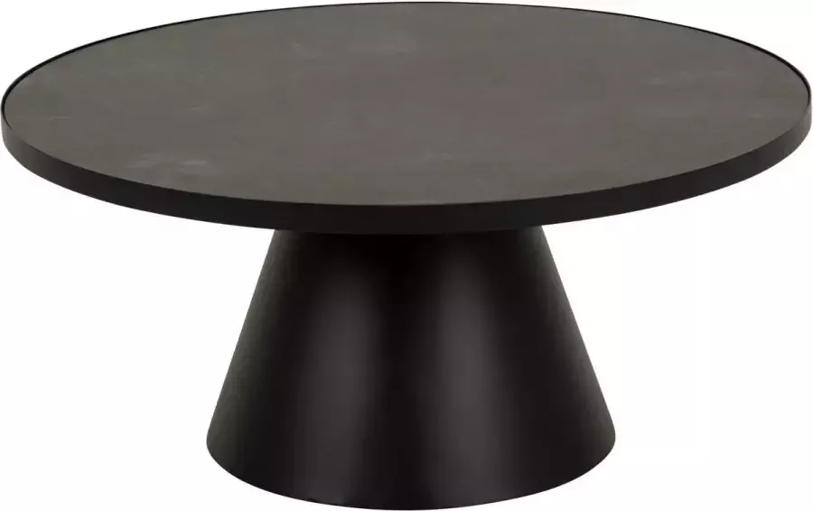 Sohome Salontafel 'Latressa' Keramiek 86cm kleur Zwart