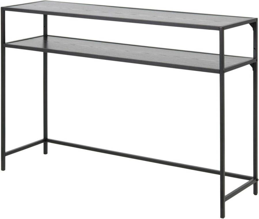 Sohome Sidetable 'Joannie' Essen en metaal 120cm kleur Zwart