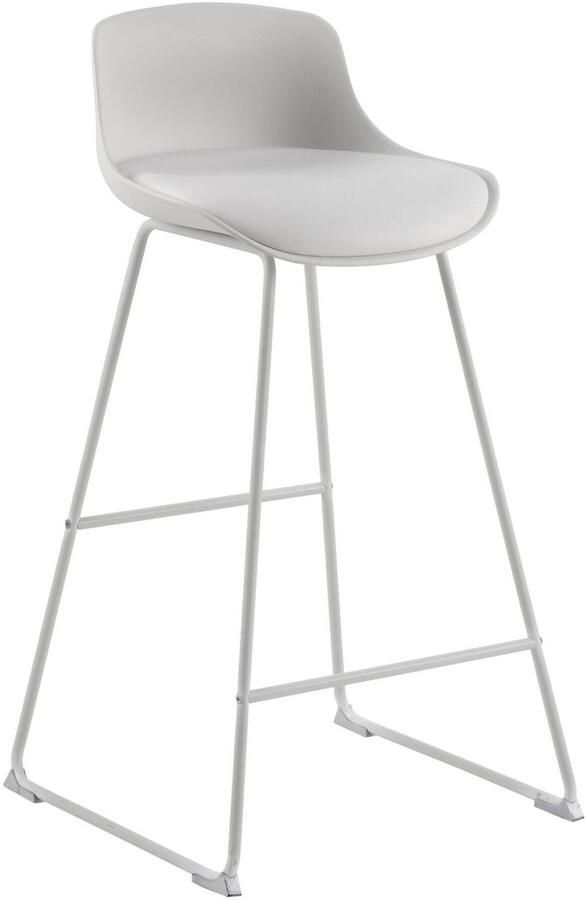 Sohome Barkruk set van 2 Stony Kunststof Wit zithoogte 76cm