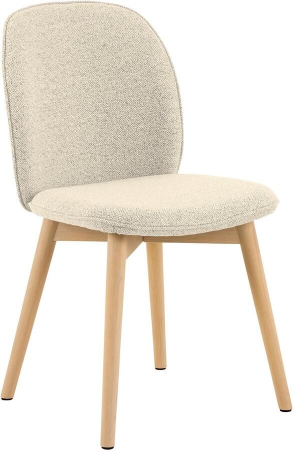 Sohome Eetkamerstoel set van 2 Llewellyn Bouclé Crème