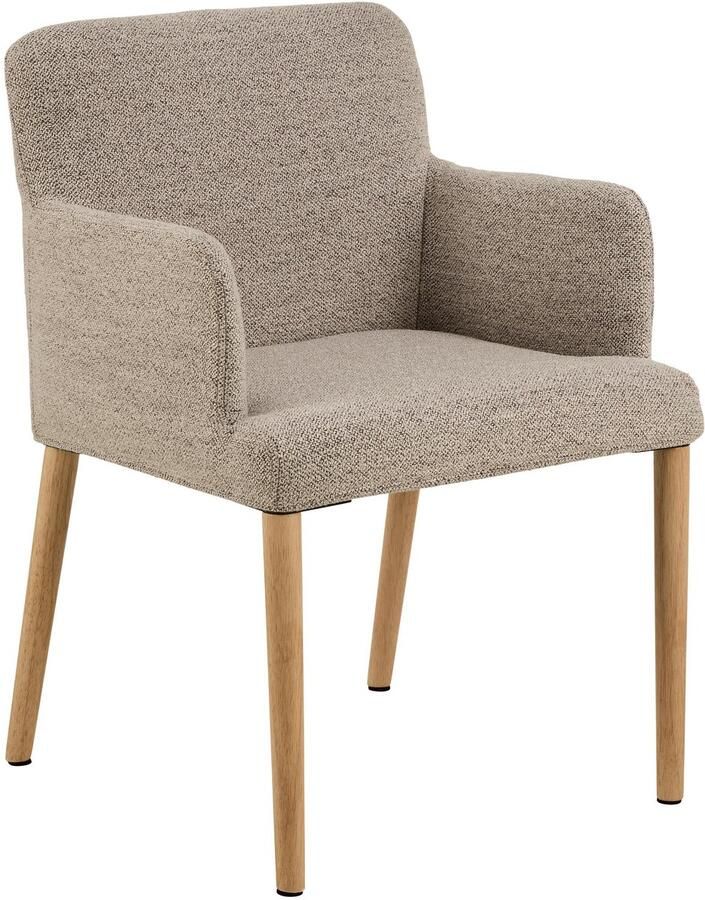 Sohome Eetkamerstoel set van 2 Shantia Bouclé Beige