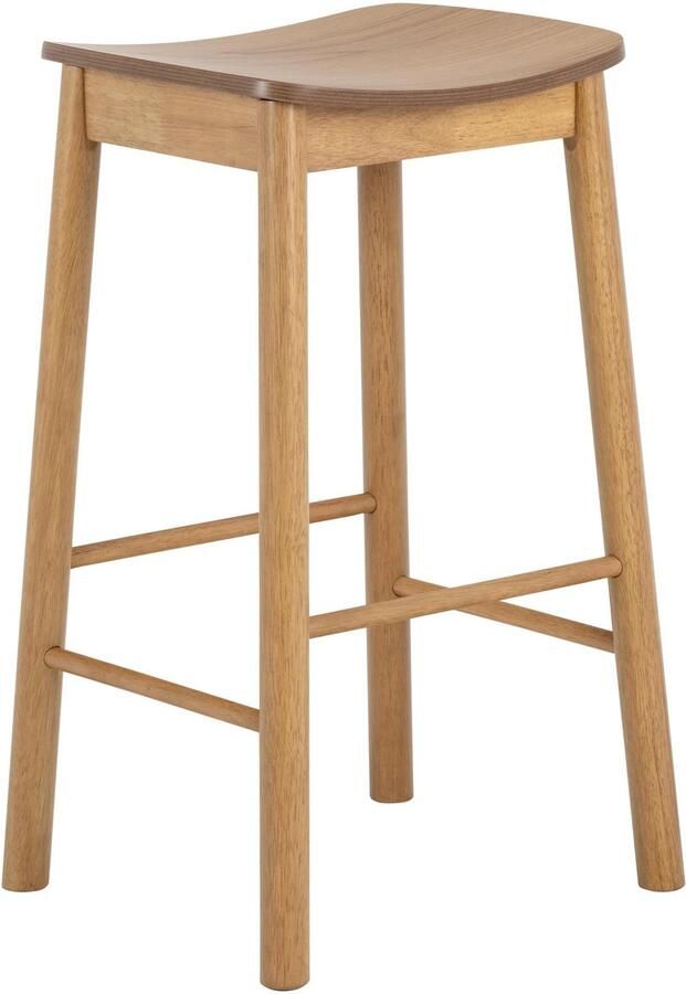 Sohome Barkruk set van 2 Yomaira Eiken zithoogte 74cm