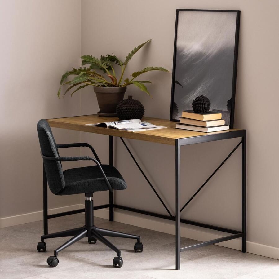 Sohome Bureau Connan Eikenlook 120 x 60cm Naturel