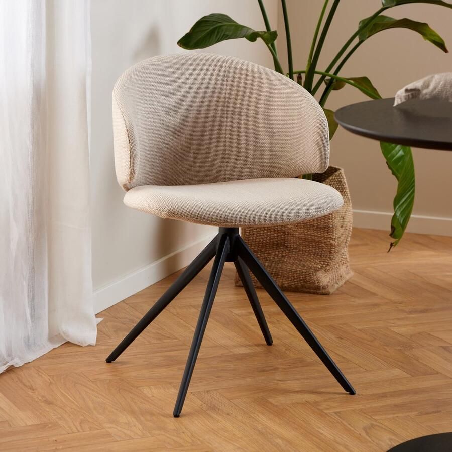 Sohome Draaibare Eetkamerstoel Latria Beige