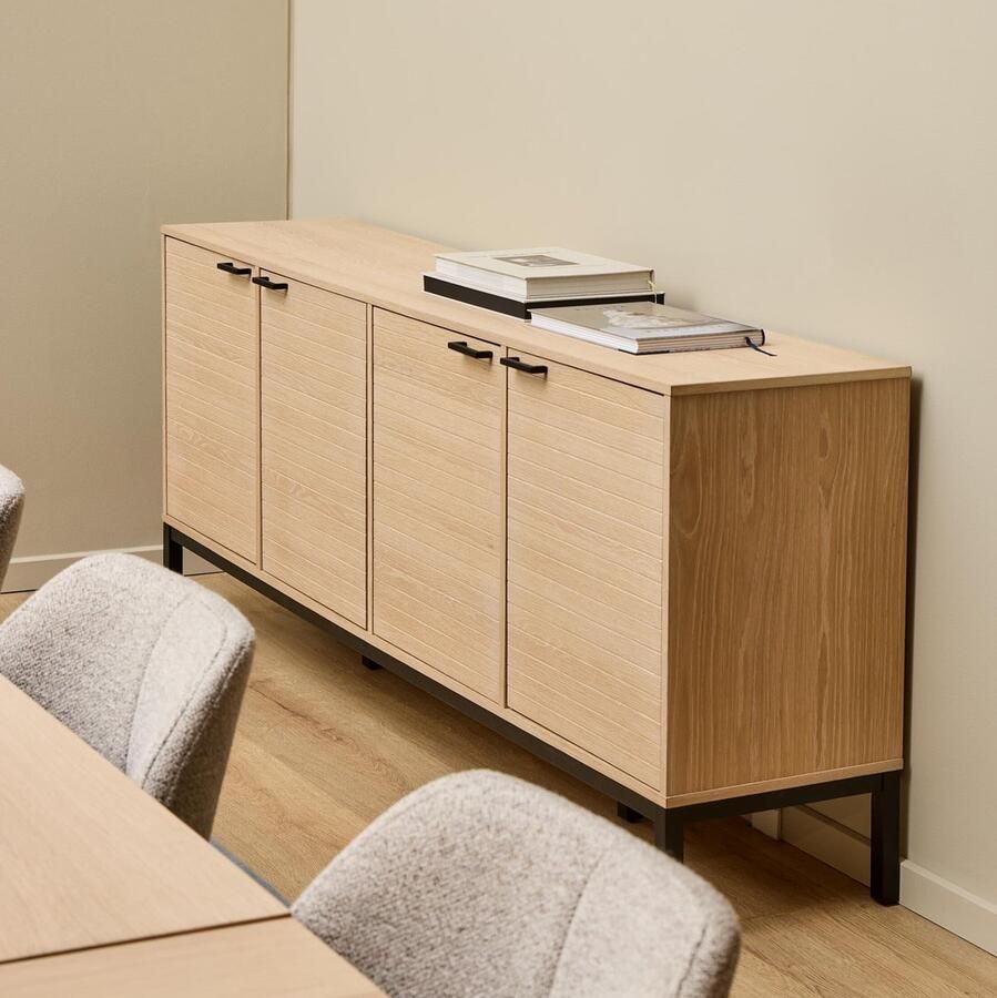 Sohome Dressoir Jillia Eiken 180cm