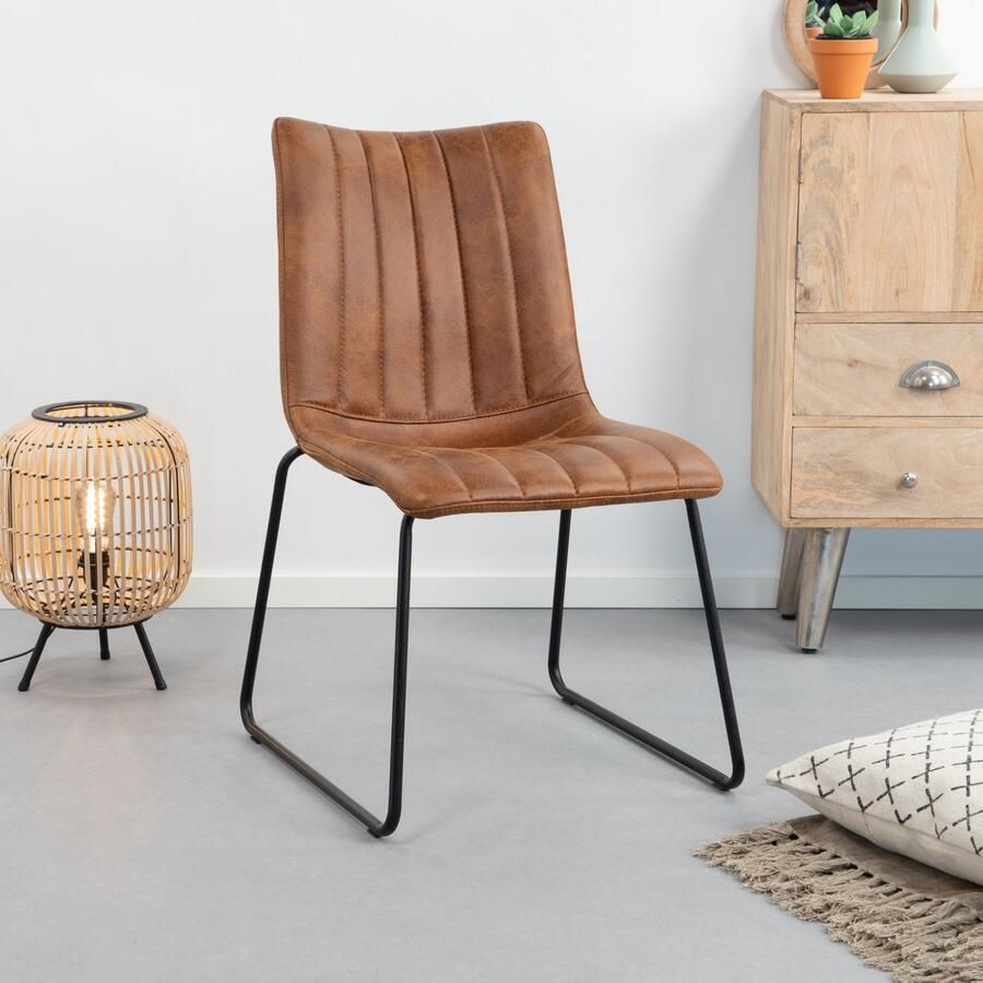 Sohome Eetkamerstoel set van 2 Janneke lichtbruin