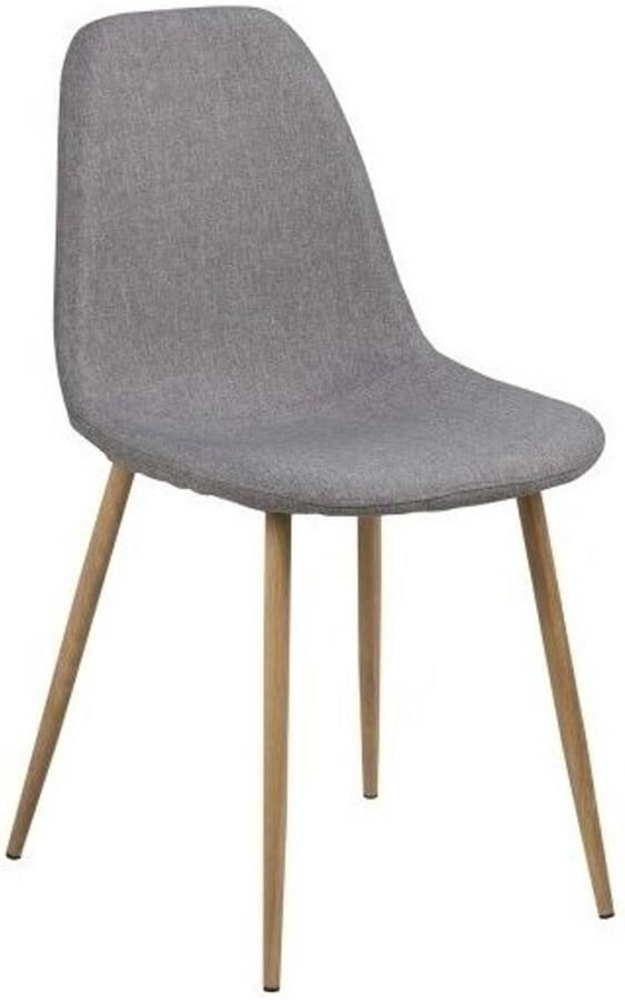 Sohome Eetkamerstoel set van 4 Joannie Lichtgrijs