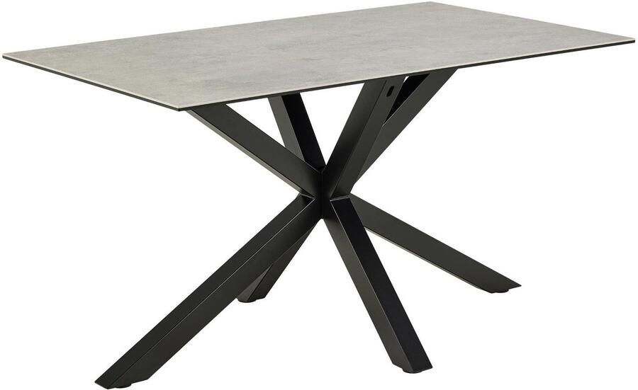 Sohome Eettafel Samona Keramiek 135 x 80cm Grijs
