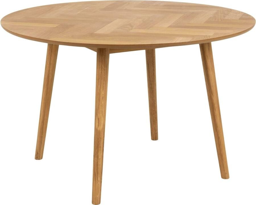 Sohome Ronde Eettafel 'Dalaina' Visgraat 120cm