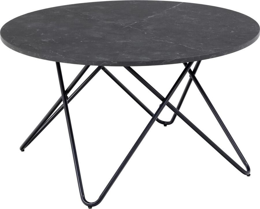 Sohome Ronde Salontafel Constantinos Marmer 80cm Zwart - Foto 2