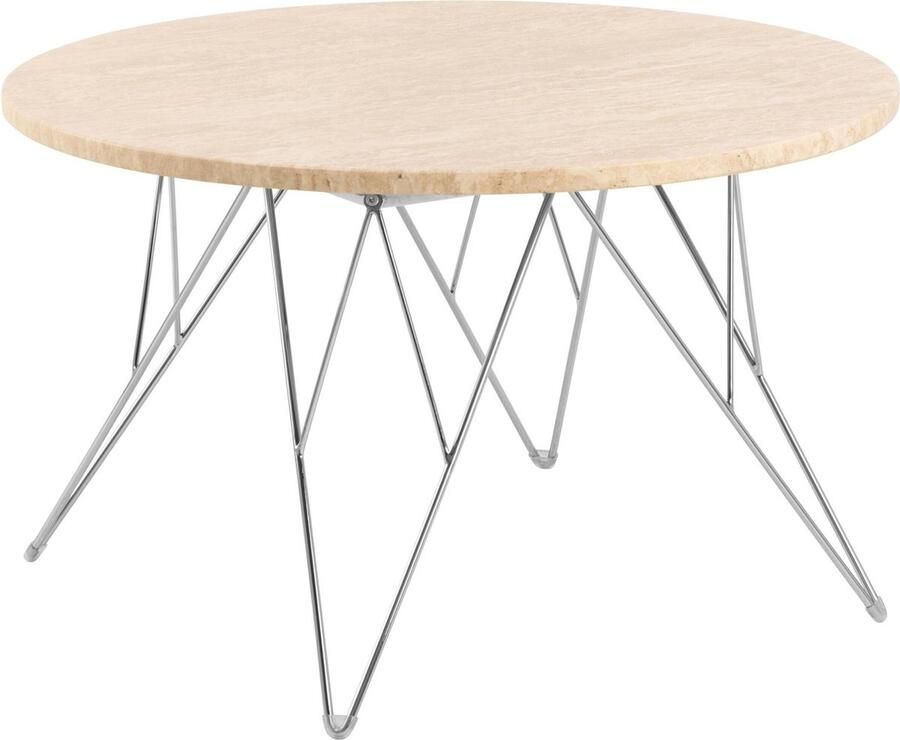 Sohome Ronde Salontafel Jemal Travertin 80cm