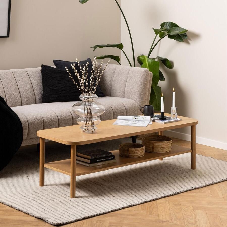 Sohome Salontafel Cuong Eiken 150 x 50cm
