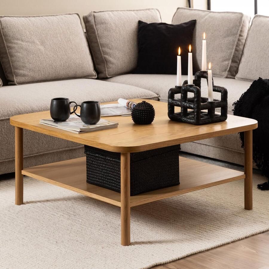 Sohome Salontafel Cuong Eiken 90 x 90cm