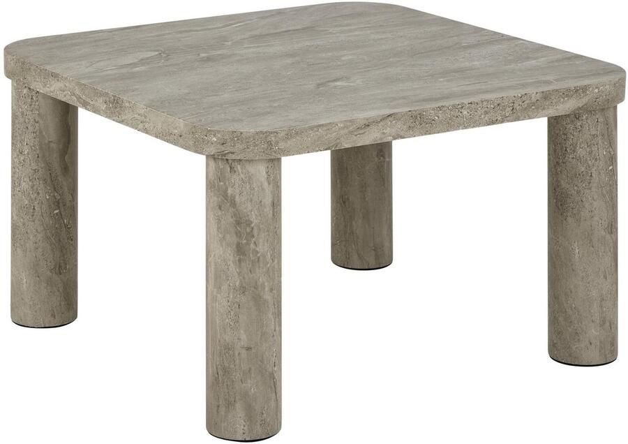 Sohome Salontafel Joaquim Marmerlook 60 x 60cm Grijs Vierkant