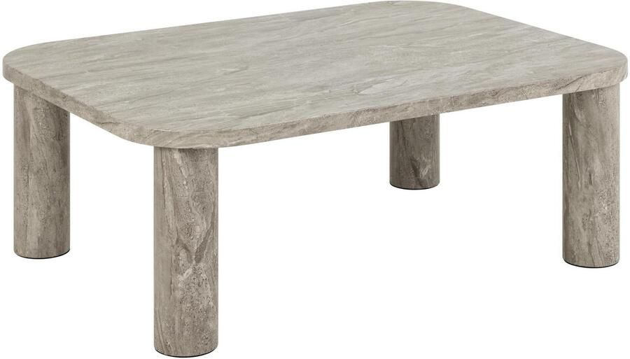 Sohome Salontafel Honora Travertin look 100 x 75cm Grijs
