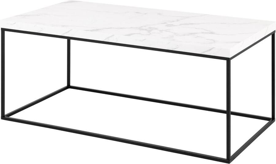 Sohome Salontafel Kathy Marmerlook 110 x 55cm Wit