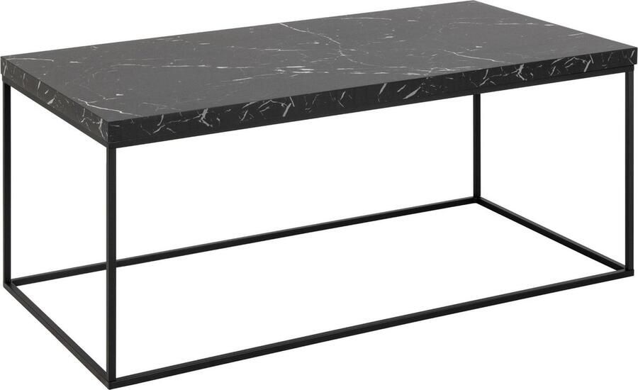 Sohome Salontafel Kathy Marmerlook 110 x 55cm Zwart