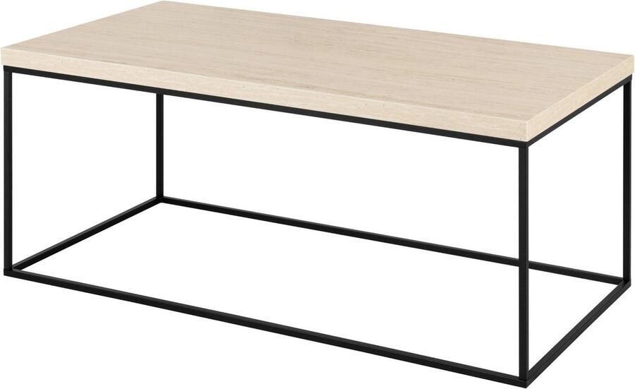 Sohome Salontafel Kathy Travertin look 110 x 55cm Beige