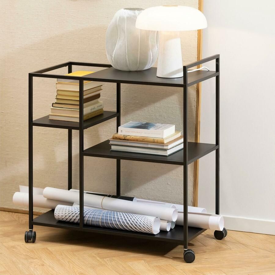 Sohome Trolley Joannie 78 x 85cm zwart