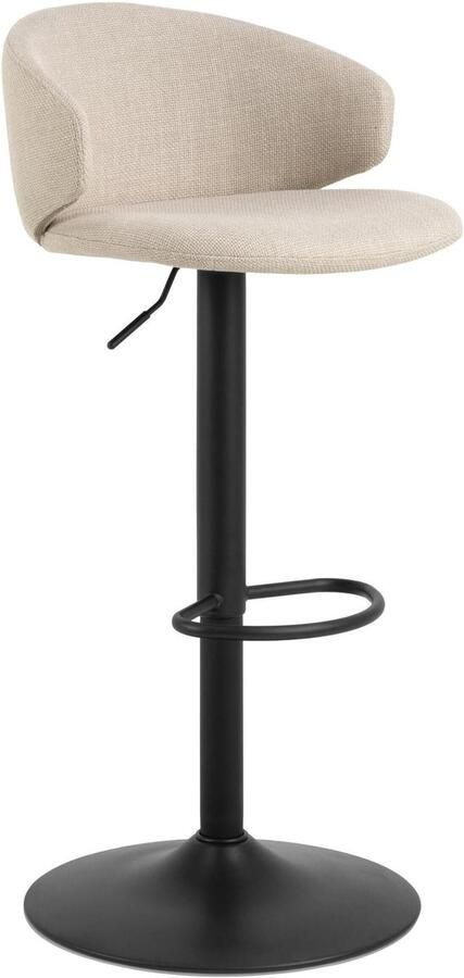 Sohome Verstelbare Barkruk set van 2 Latria Beige zithoogte 61-82cm - Foto 2