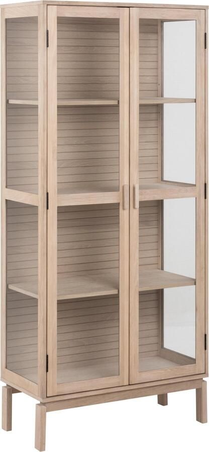 Sohome Vitrinekast Daena Eiken 180 x 80cm