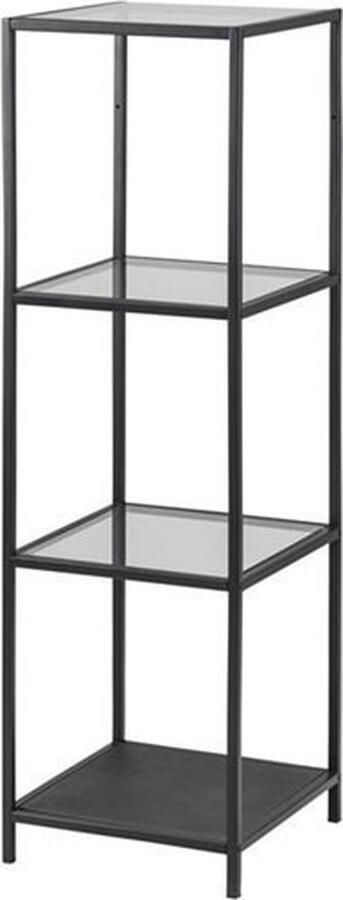 Sohome Wandrek 'Joannie' Glas metaal 4-laags 119 x 37 cm