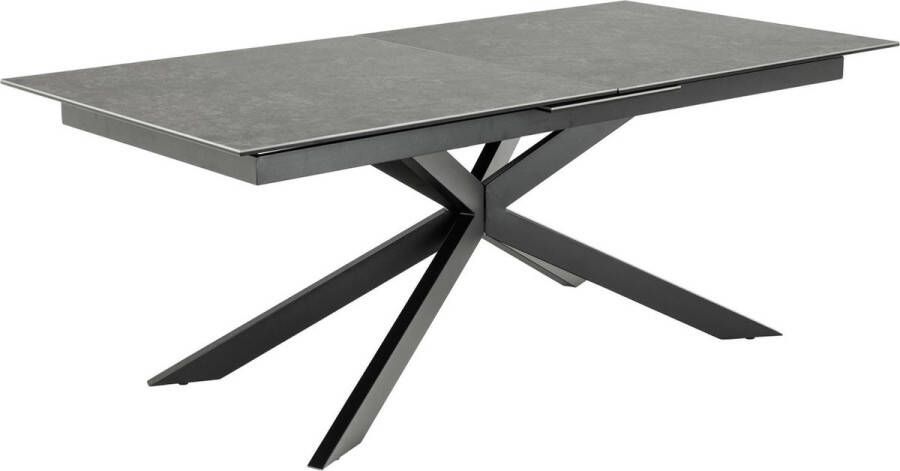 Sohome Uitschuifbare Eettafel Dominique Keramiek 200-240 x 100cm Zwart