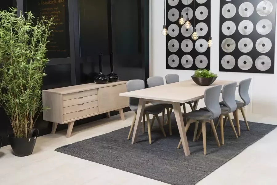 Sohome Uitschuifbare Eettafel 'Korry' 210 310 x 100cm - Foto 2