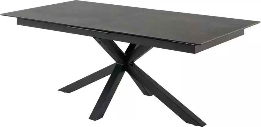 Sohome Uitschuifbare Eettafel Samona Keramiek 200 240 x 100cm Zwart