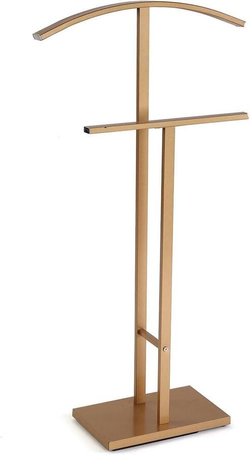 JERIX Dressboy Kledingstandaard Kledinghouder Metaal Goud 100 x 20 x 52 cm