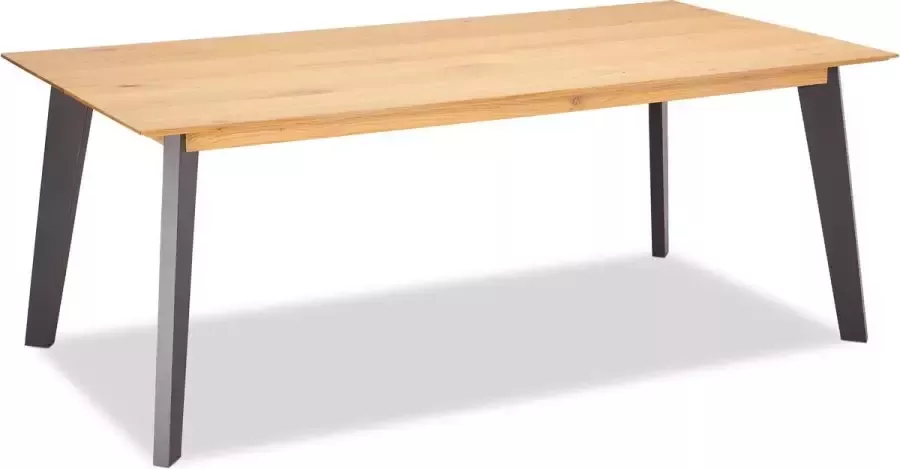 Solliden Seth eetkamertafel 100x200 cm eiken grijs