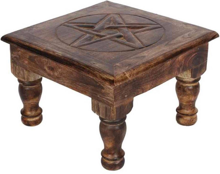 Something Different Altaar tafel Medium Pentagram Bruin