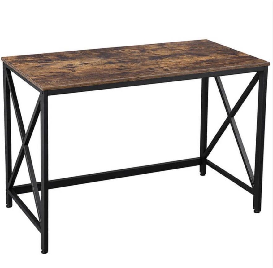 Songmics Bureau Industriële Werktafel Vintage Tafel Bureaus Industrieel 115 x 60 x 76 cm