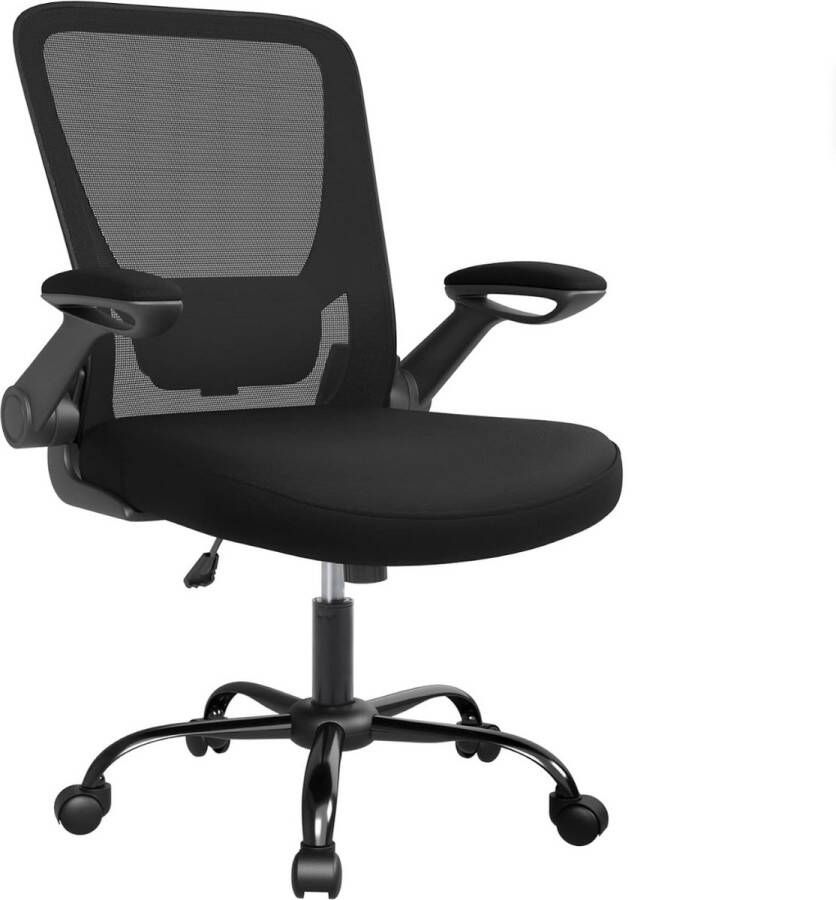Songmics Bureaustoel Zwart OBN37 Ergonomisch