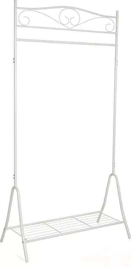 ZAZA Home Kledingrek – Metalen Antieke Stijl – Inclusief Schoenenrek – Hoogte 173 cm