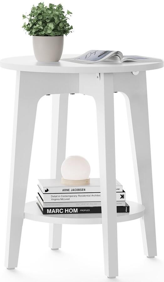 Songmics Bijzettafel – Met Plank – Functionele Tafel