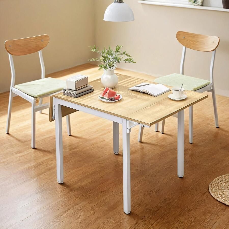 Songmics Eettafel – Opklapbare Keukentafel – 2-4 Personen – Kleine Ruimte Oplossing