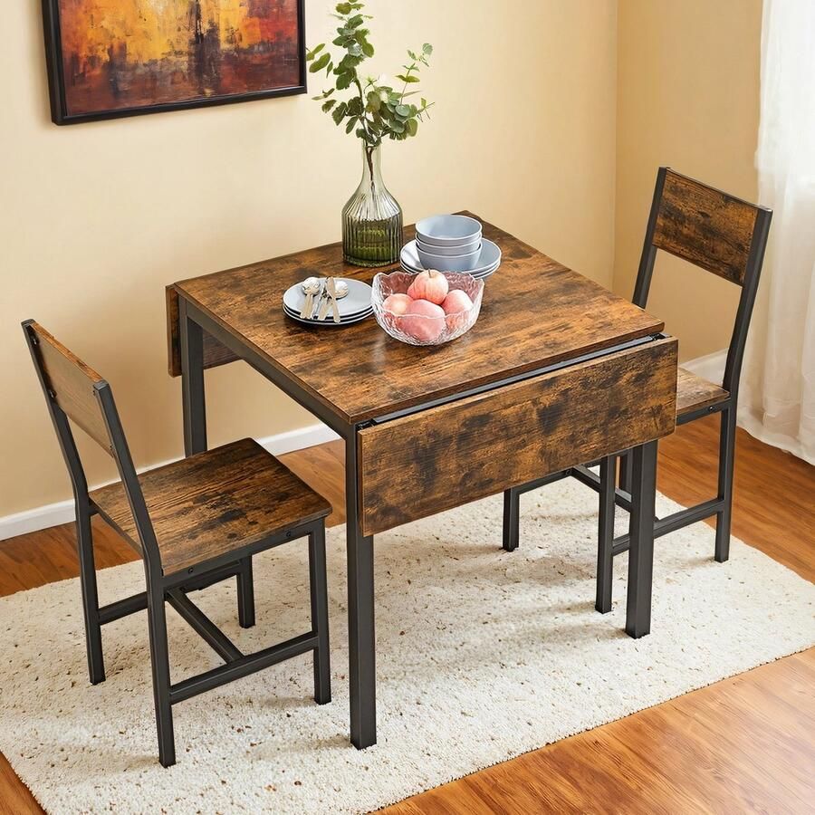 Songmics Eettafel – Opklapbare Keukentafel – 2-4 Personen – Praktische Keukenoplossing