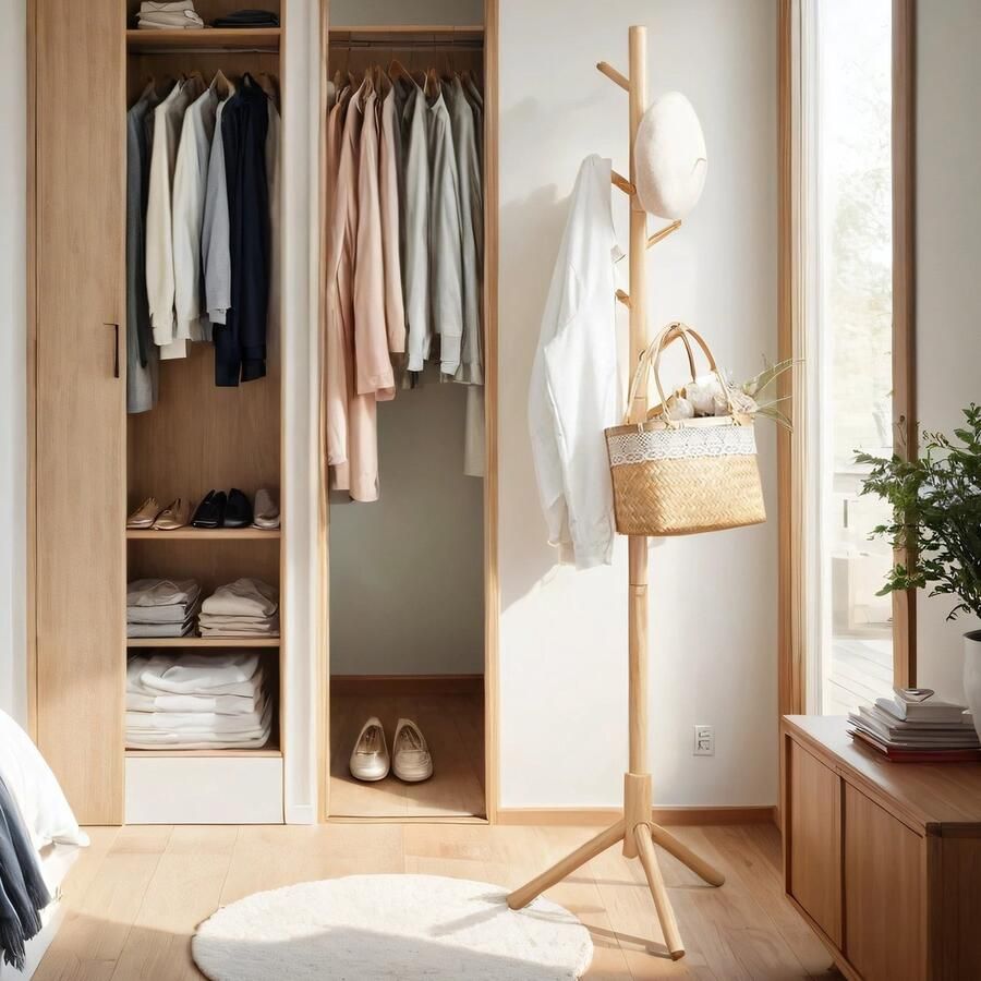 Songmics Kapstok – Massief Hout – Boomvorm – Praktische Oplossing