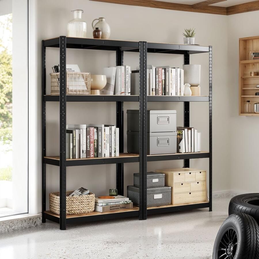 Songmics Plank – Staande Boekenkast – Opbergplank – Stevig Frame