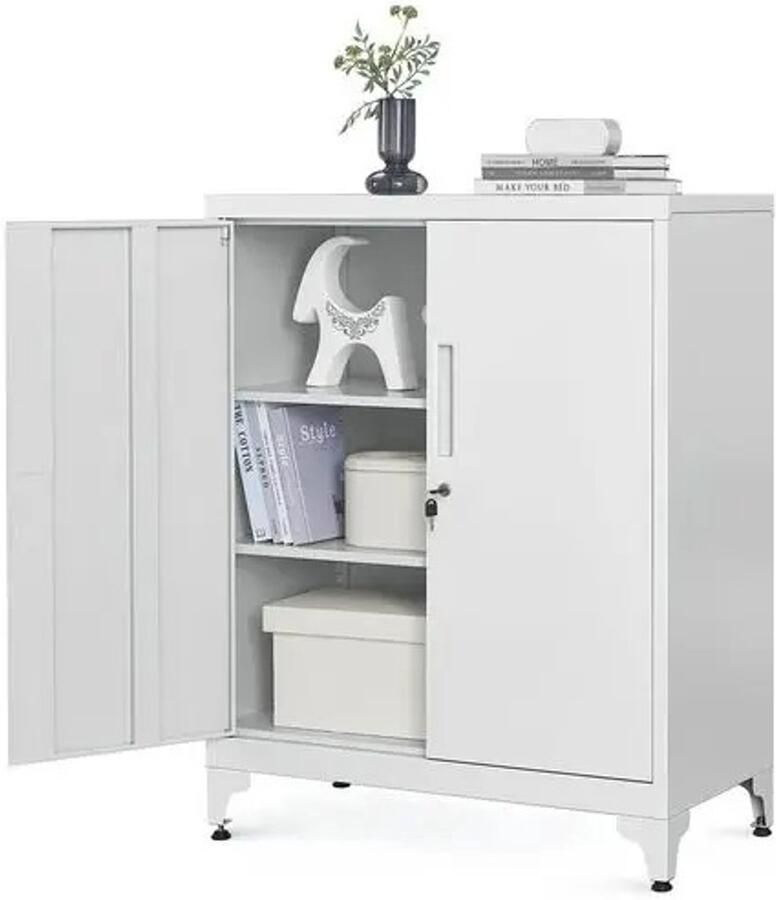 Songmics RoyaLuxe Kantoor Kast Dossier Kast Kantoor Kantoorartikelen Kast Dressoir Kasten Opbergkasten Met Deuren Boekenkast Boeken Kast