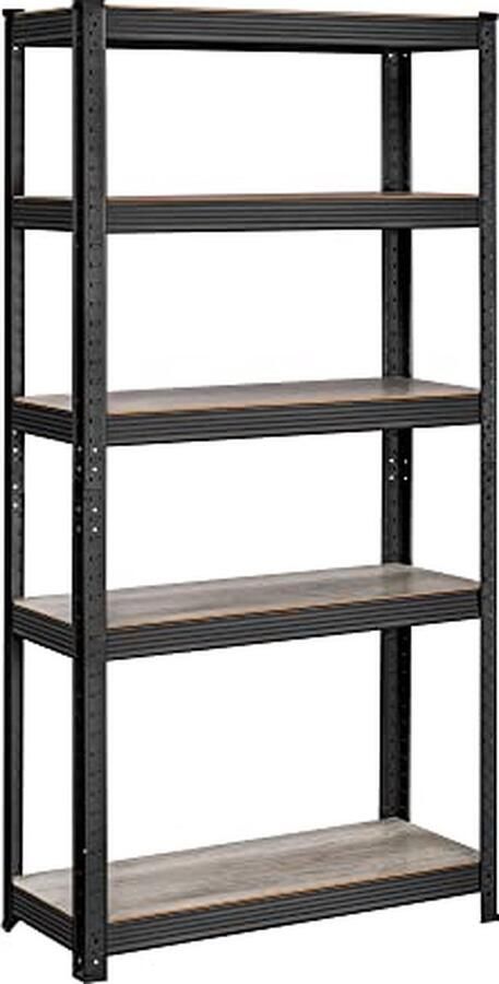 Songmics Stalen Opbergrek Zwart 150 x 75 x 30 cm - Foto 2