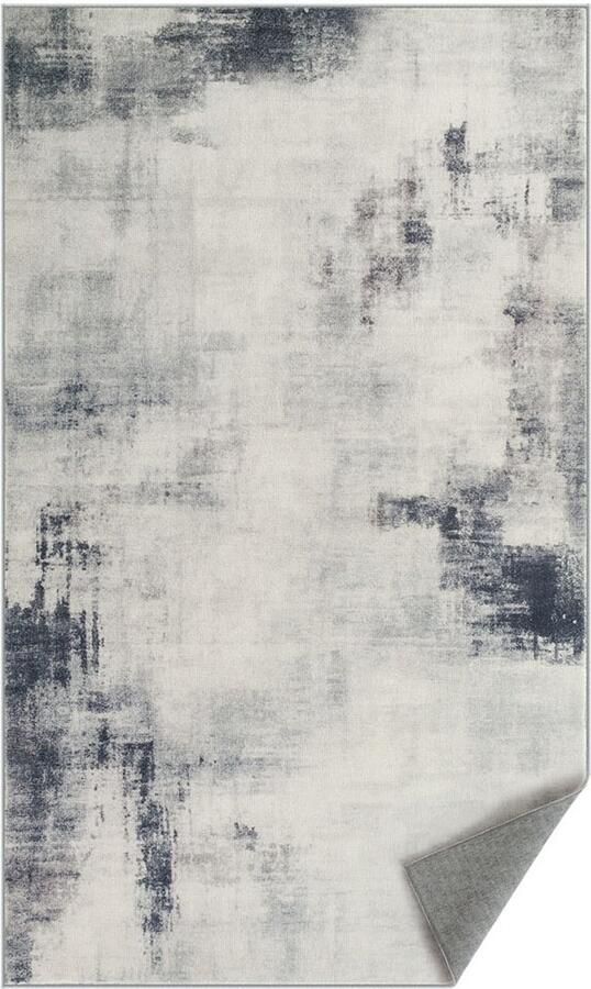 Songmics Vloerkleed – 92 x 153 cm – Machinewasbaar – Duifgrijs – Zacht en Duurzaam