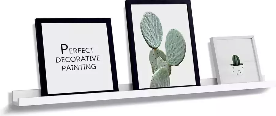 Songmics Wandplank Zwevende Plank Fotolijstplank - Foto 2