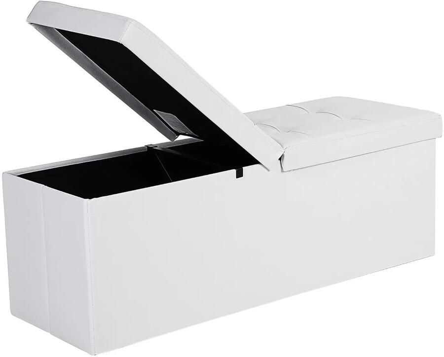 Songmicss RoyaLuxe Bank Bankje Zitbankje Slaapkamer Bankje Voetenbankje Slaapkamer Schoenenbankje Schoenen bank Opbergkastje Opbergkast Kast Kastje Organizer Organizers Garderobe Slaapkamer Organizer Kruk Krukje