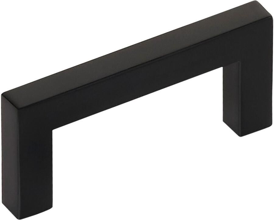 Sotech 10 stuks Meubelgrepen E8 BA 64 mm RVS zwart mat staafgreep relinggreep van