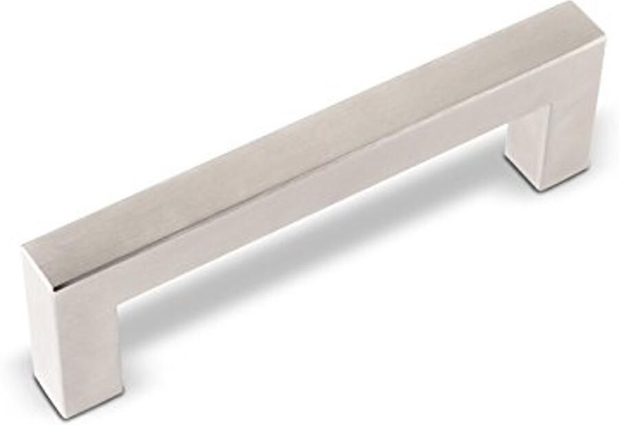 Sotech 10 x Meubelgreep E3 Boorgatafstand 128 mm geborsteld Stanghandgreep relinggreep van