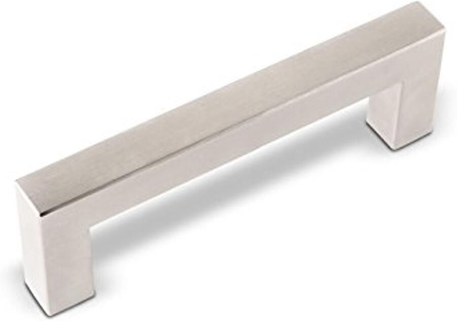Sotech 10 x Meubelgreep E3 Boorgatafstand 96 mm geborsteld Stanghandgreep relinggreep van