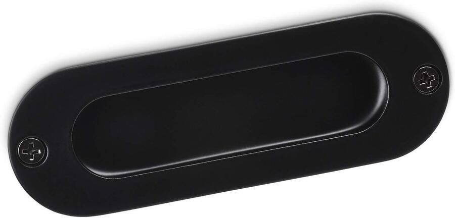 Sotech Meubelgreep EL-08 Boorgatafstand 108 mm Zwart mat Infreesgreep van